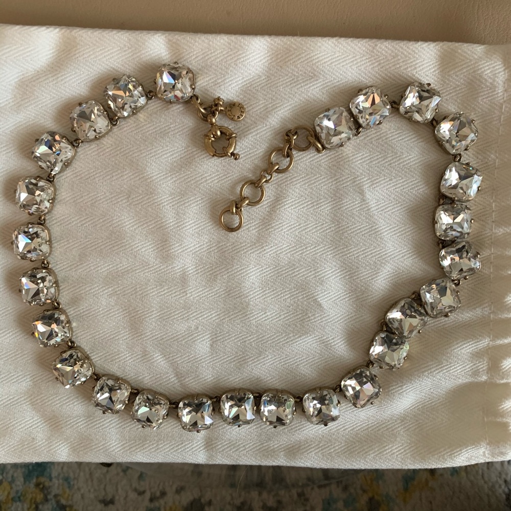 J. Crew Classic crystal necklace